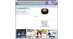 Desktop Screenshot of hnigf.hockeyleaguestats.com
