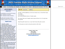 Tablet Screenshot of bwd.hockeyleaguestats.com